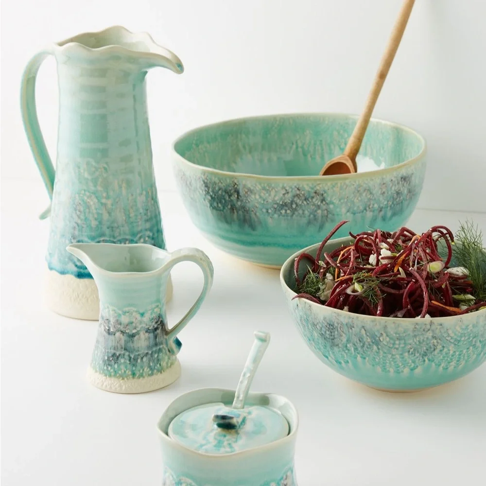 Old Havana Pitcher / Anthropologie / Color: MINT/ New
